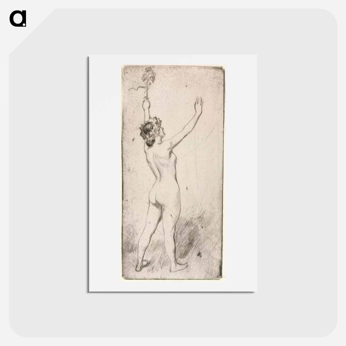 Evoe! (bakkantti) - アルバート エーデルフェルト Postcard.