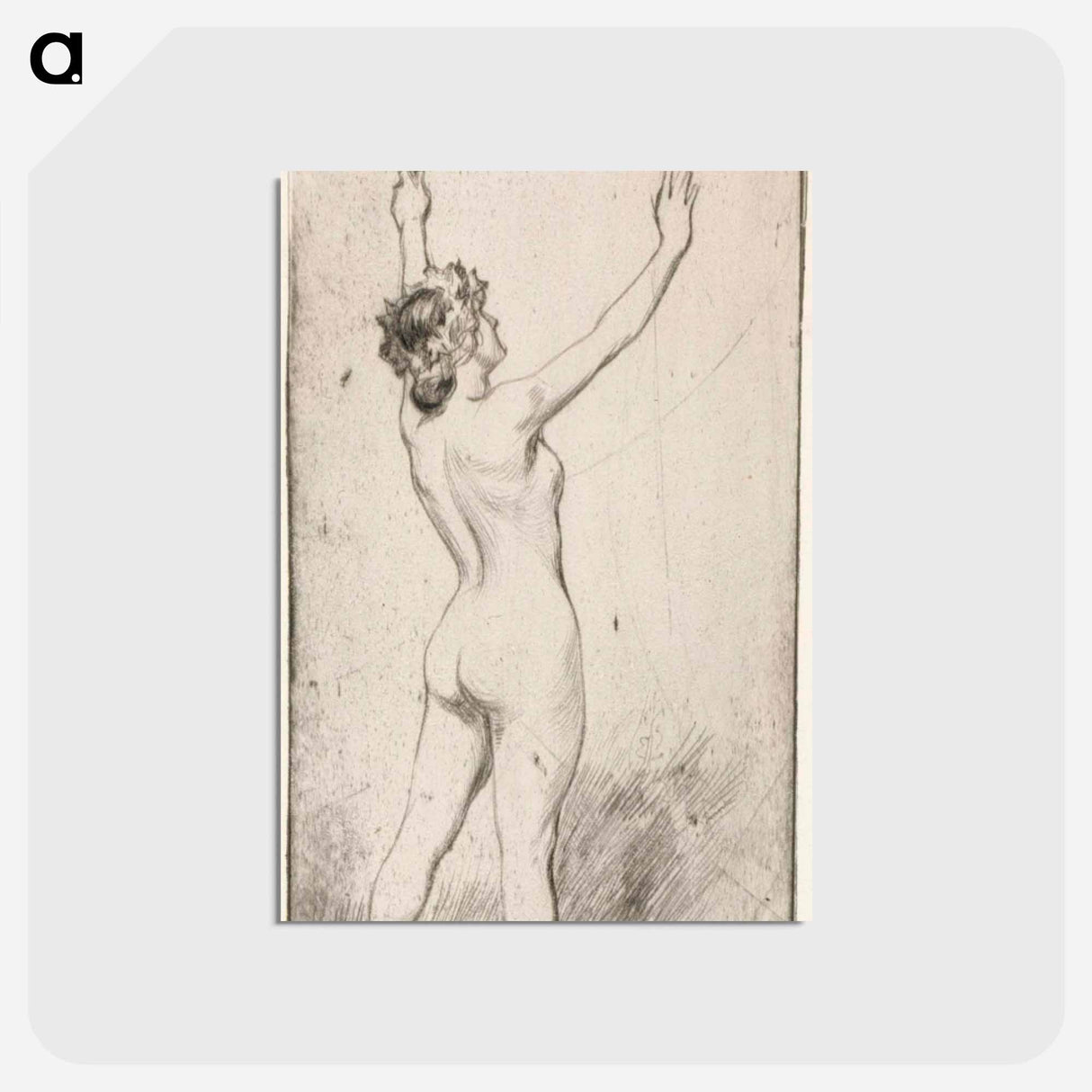 Evoe! (bakkantti) - アルバート エーデルフェルト Postcard.