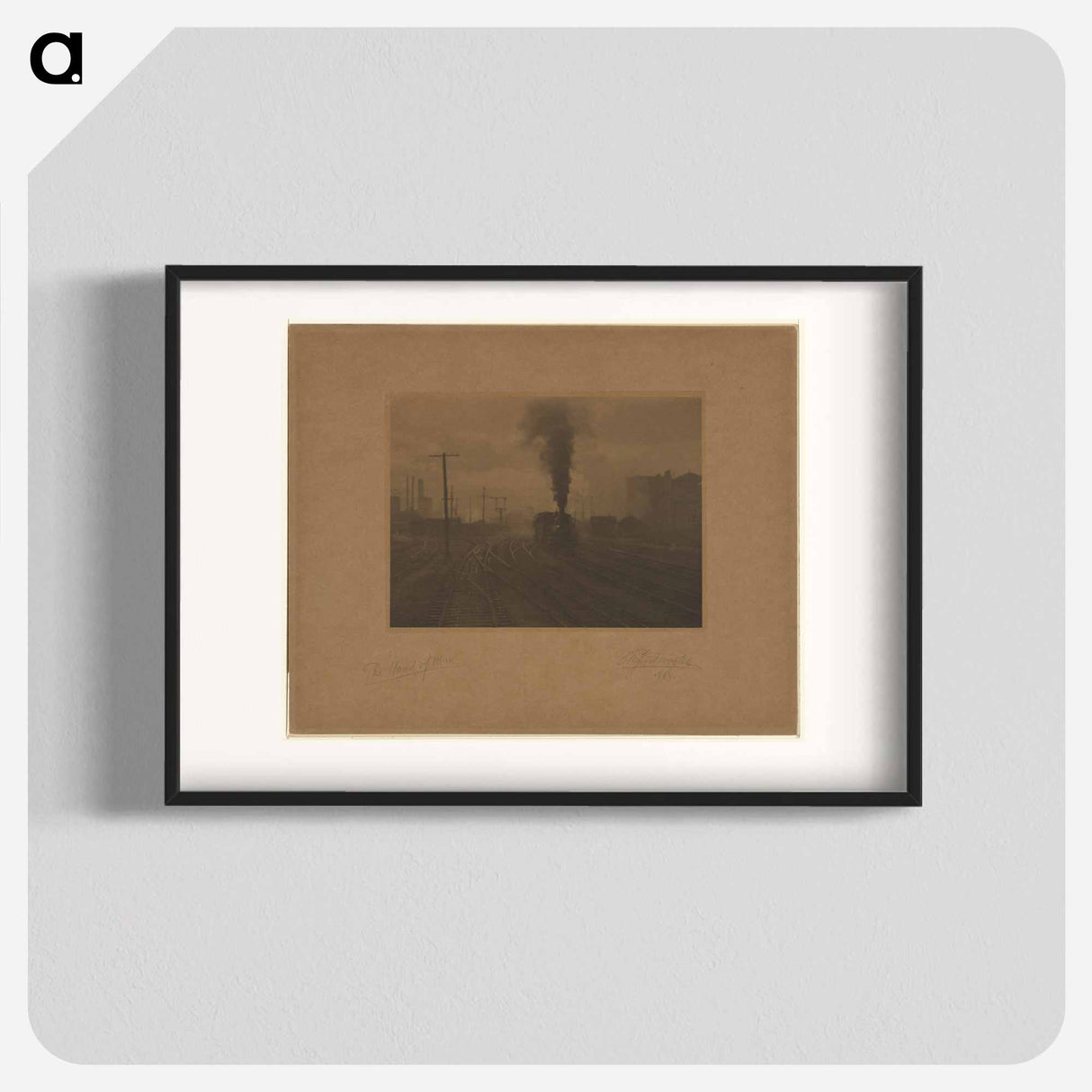 The Hand of Man - アルフレッド スティーグリッツ Poster.