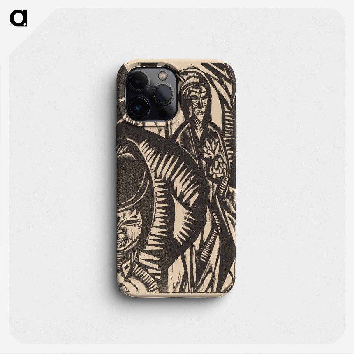 Street Scene After the Rain - Ernst Ludwig Kirchner Phone Case.