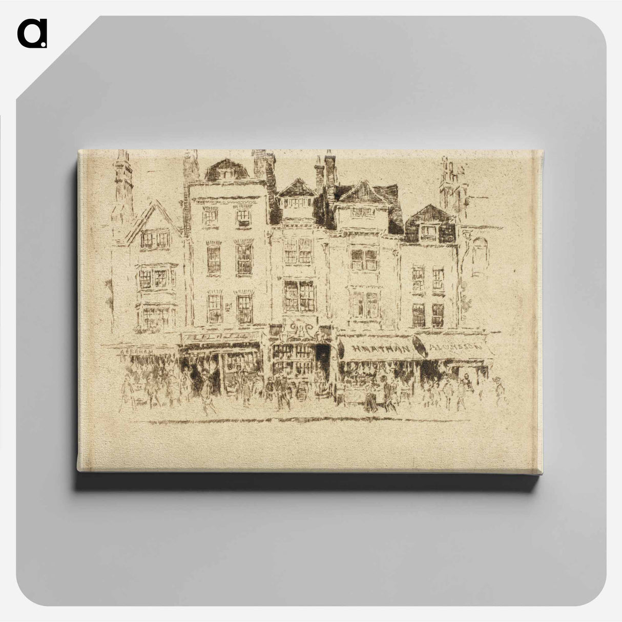 アートパネル-Butcher's Row, Whitechapel
- ジョセフ ペネル Canvas.
