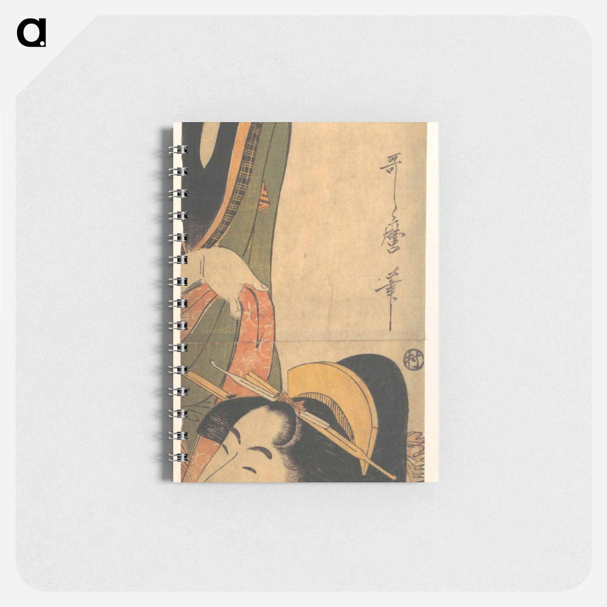 O Shichi and Kichisaburo - 喜多川 歌麿 Memo.