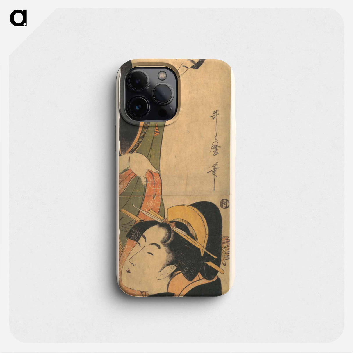 O Shichi and Kichisaburo - 喜多川 歌麿 Phone Case.