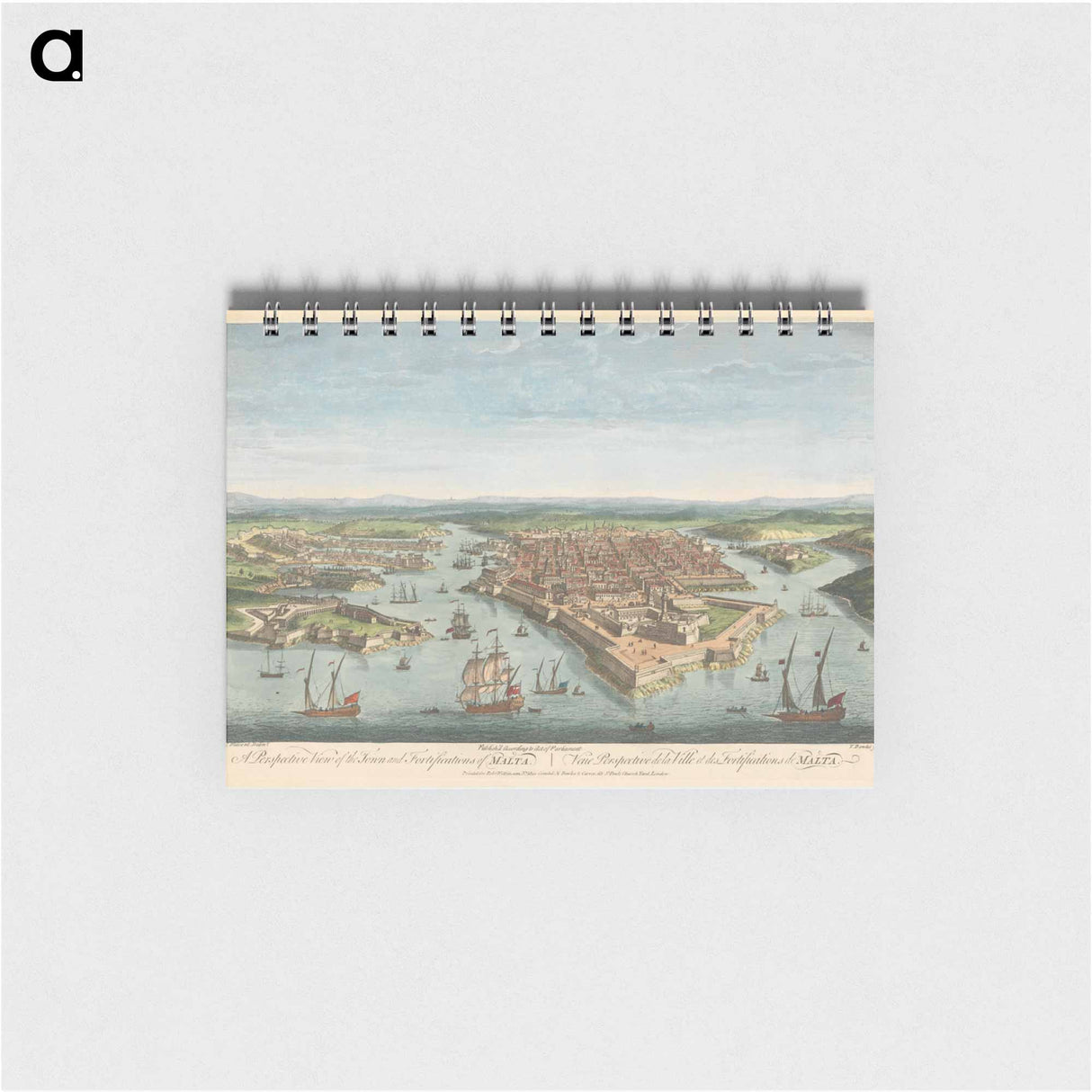 アートメモ帳-A Perspective View of the Town and Fortifications of Malta
- イェール大学アートギャラリー Memo.