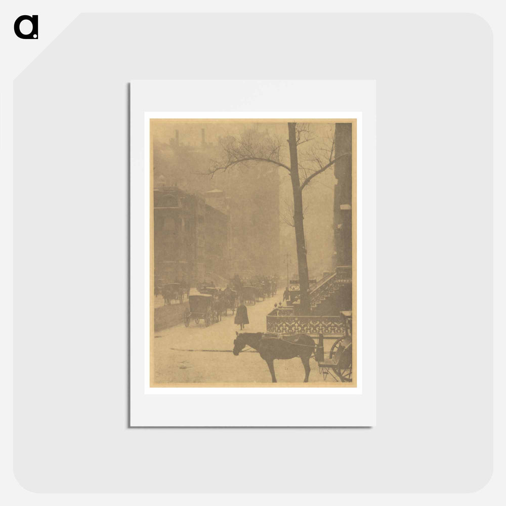 The Street - アルフレッド スティーグリッツ Postcard.