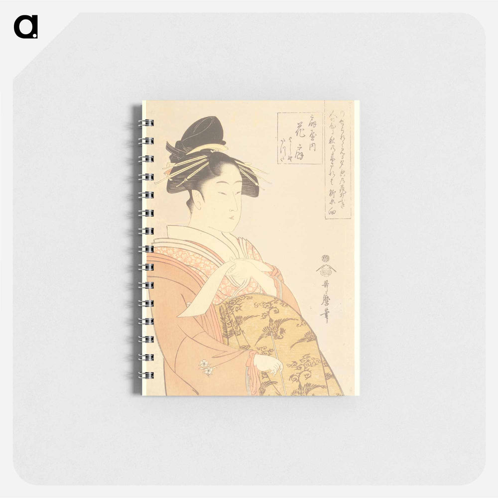 Prostitute Hanaōgi of the Ōgiya House - 喜多川 歌麿 Memo.