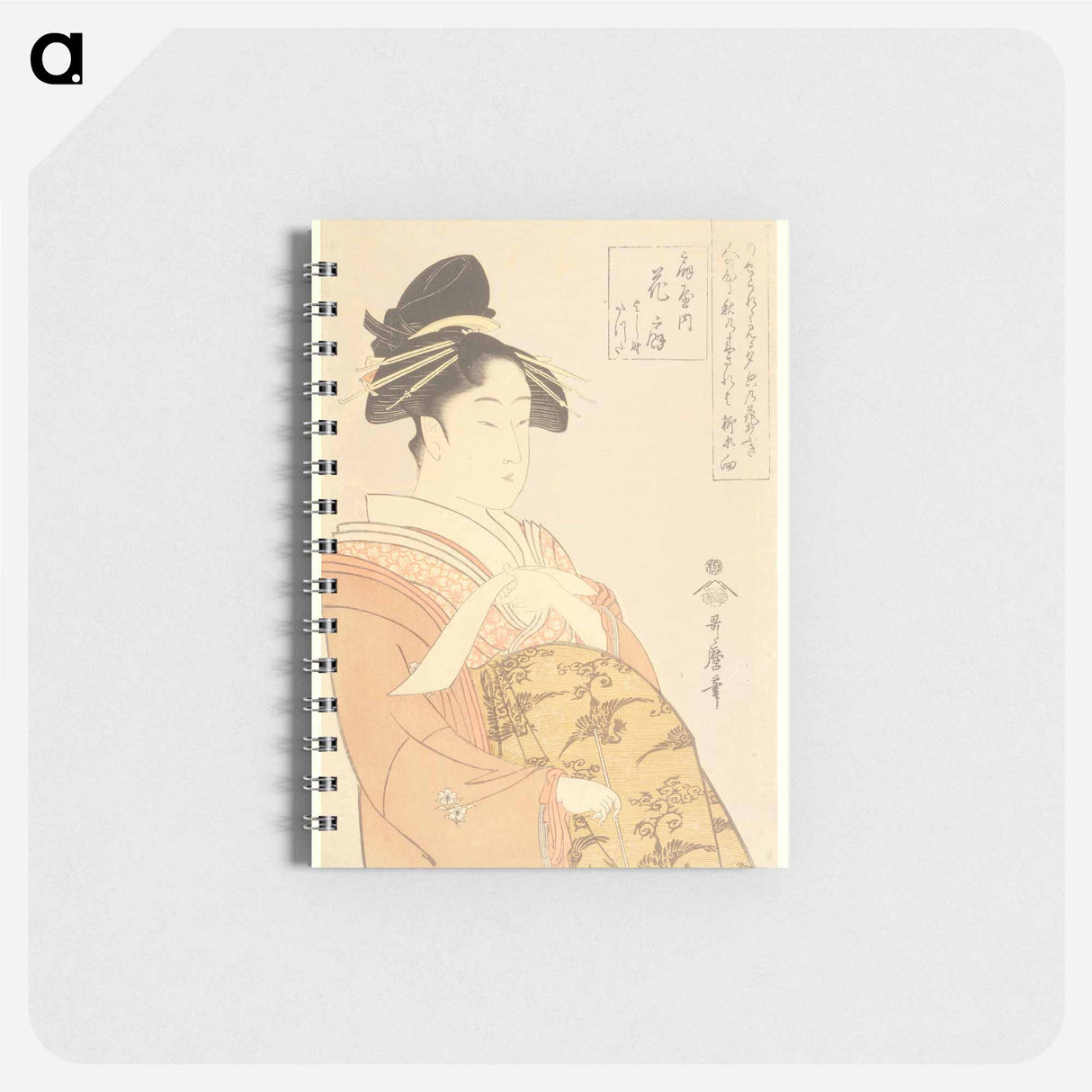 Prostitute Hanaōgi of the Ōgiya House - 喜多川 歌麿 Memo.