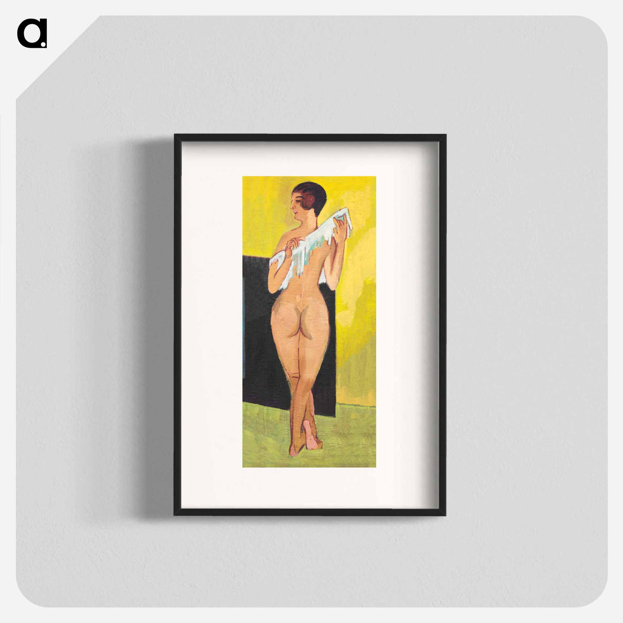 Nude Figure by Ernst Ludwig Kirchner - Ernst Ludwig Kirchner Poster.