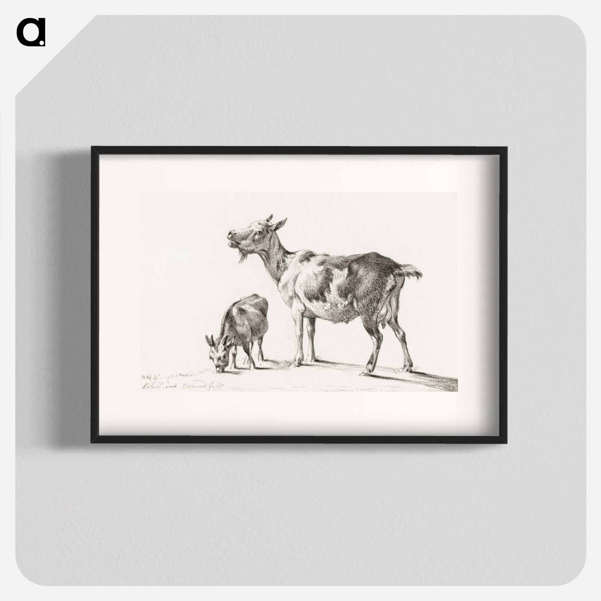 Goats - Jean Bernard Poster.