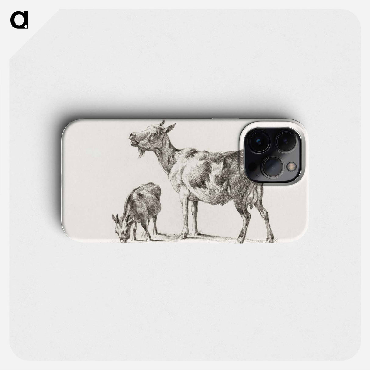 Goats - Jean Bernard Phone Case.