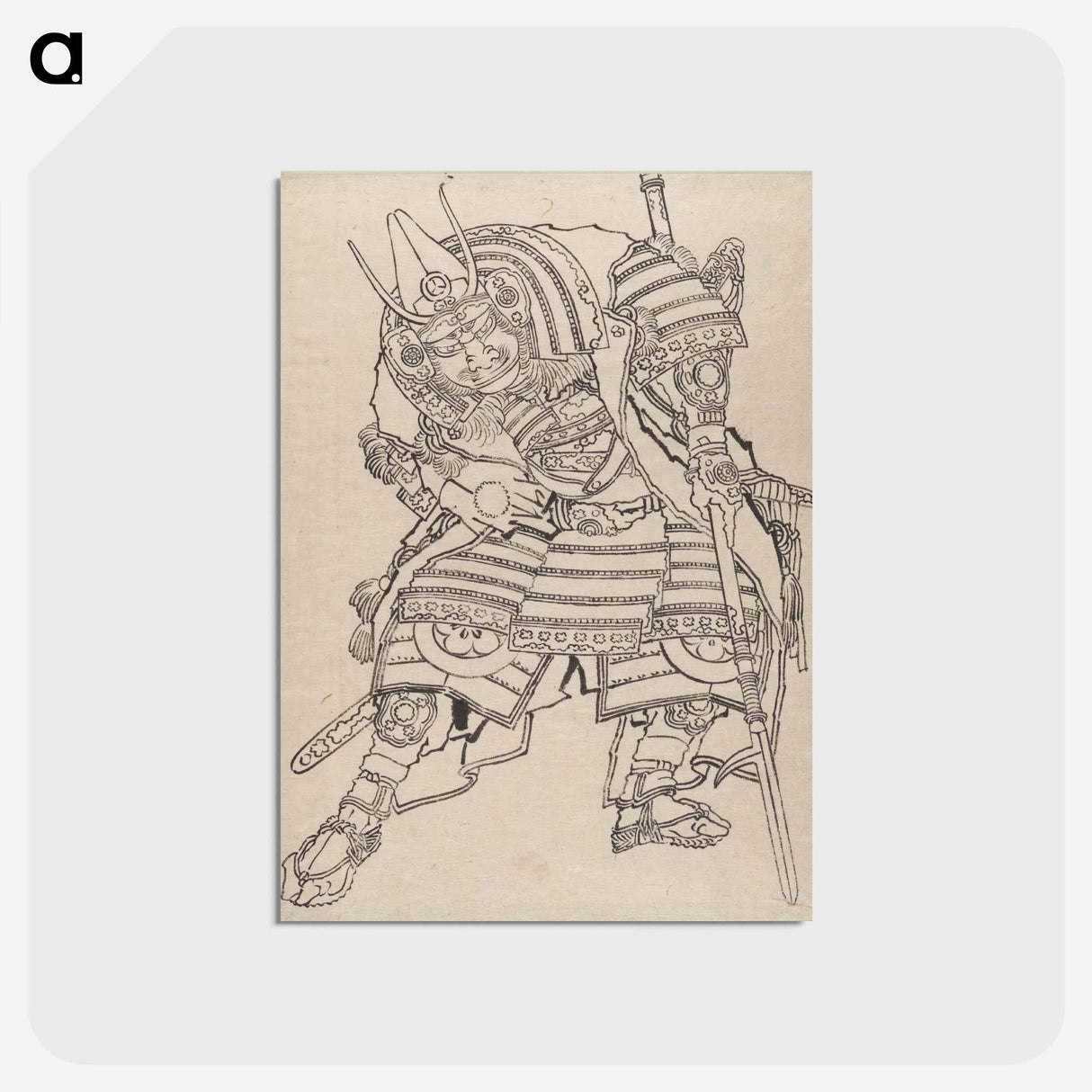 アートポストカード-Hokusai's Album of Sketches - 葛飾 北斎 Postcard.