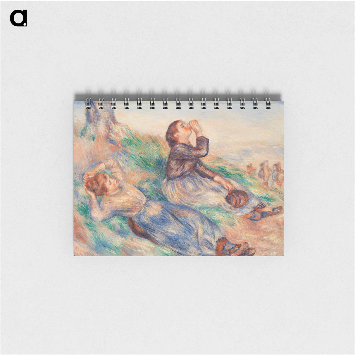 Grape Gatherers (Vendangeuses) - ピエール オーギュスト ルノワール Memo.