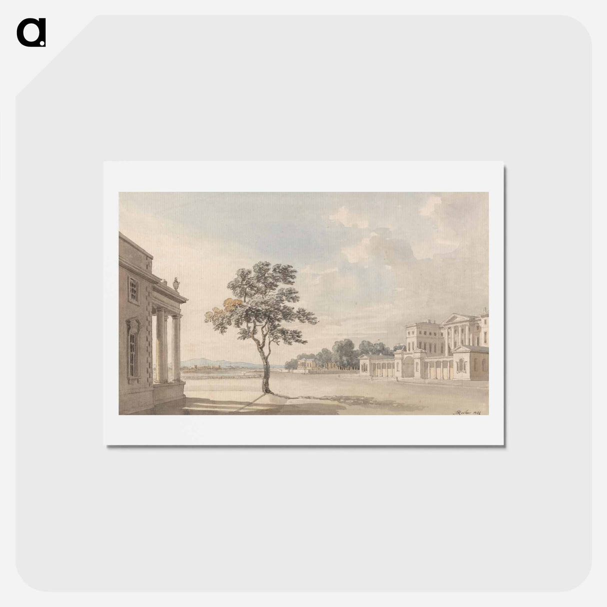アートポストカード-Carlton House from Pall Mall
- イェール大学アートギャラリー Postcard.