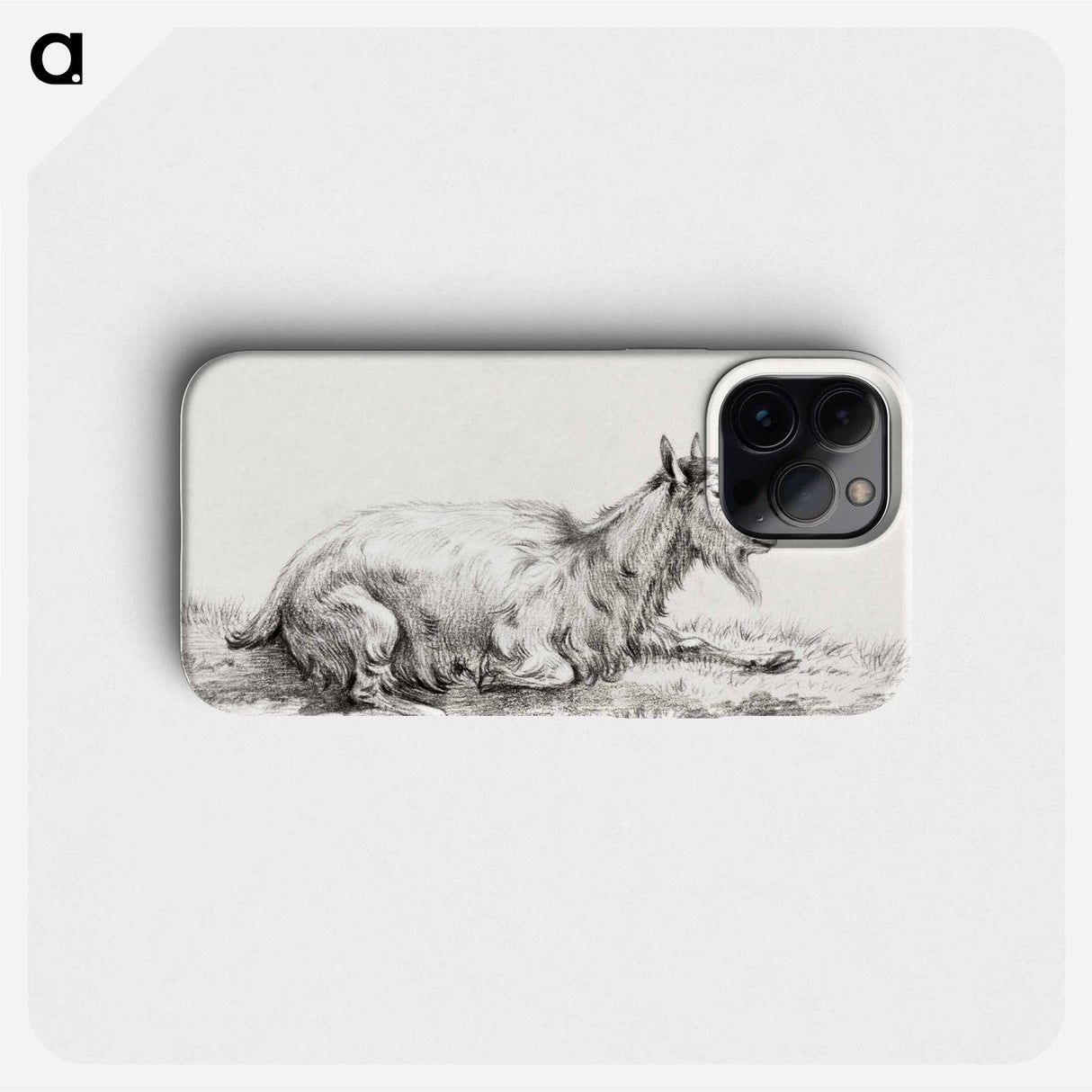 Lying goat - ジャン ベルナール Phone Case.