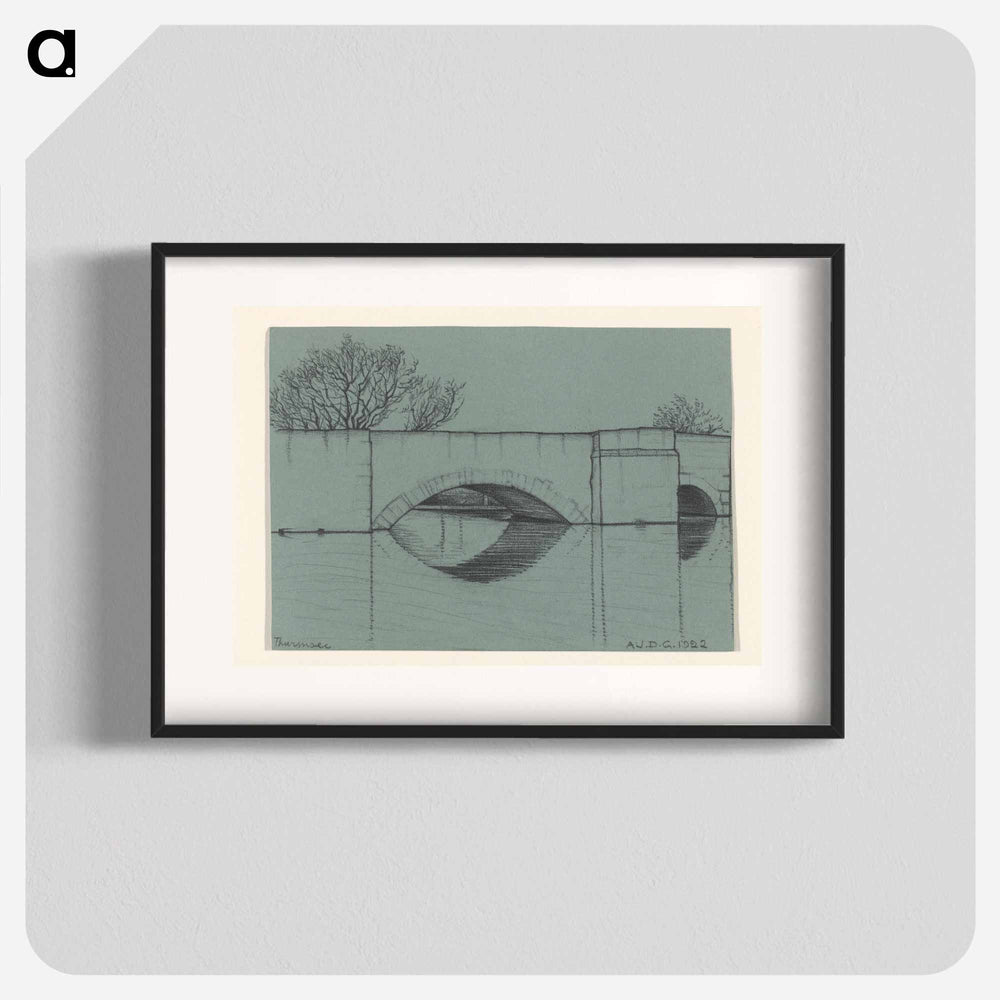 Brug, please go to the beach - Julie de Graag Poster.