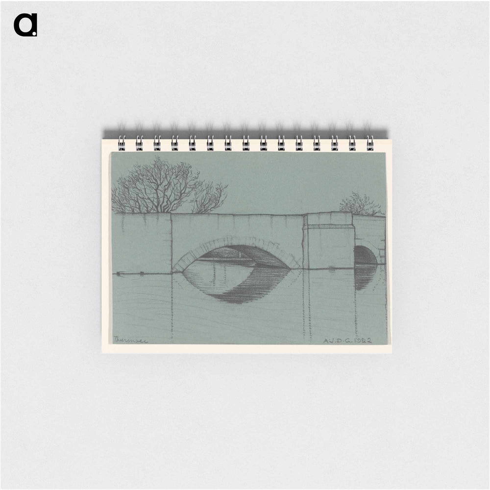 Brug, vermoedelijk bij het Meer van Thun - ユリー デ フラーハ Memo.