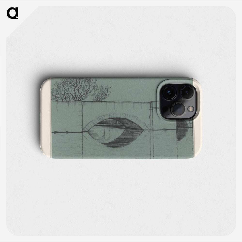 Brug, vermoedelijk bij het Meer van Thun - ユリー デ フラーハ Phone Case.