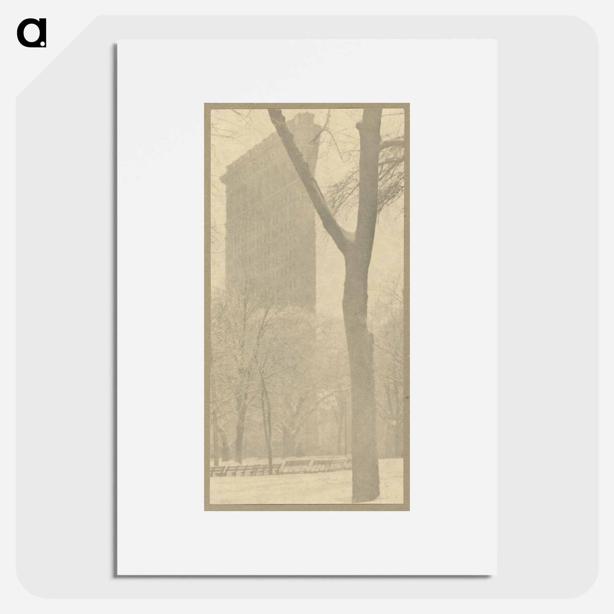 The Flatiron - アルフレッド スティーグリッツ Poster.