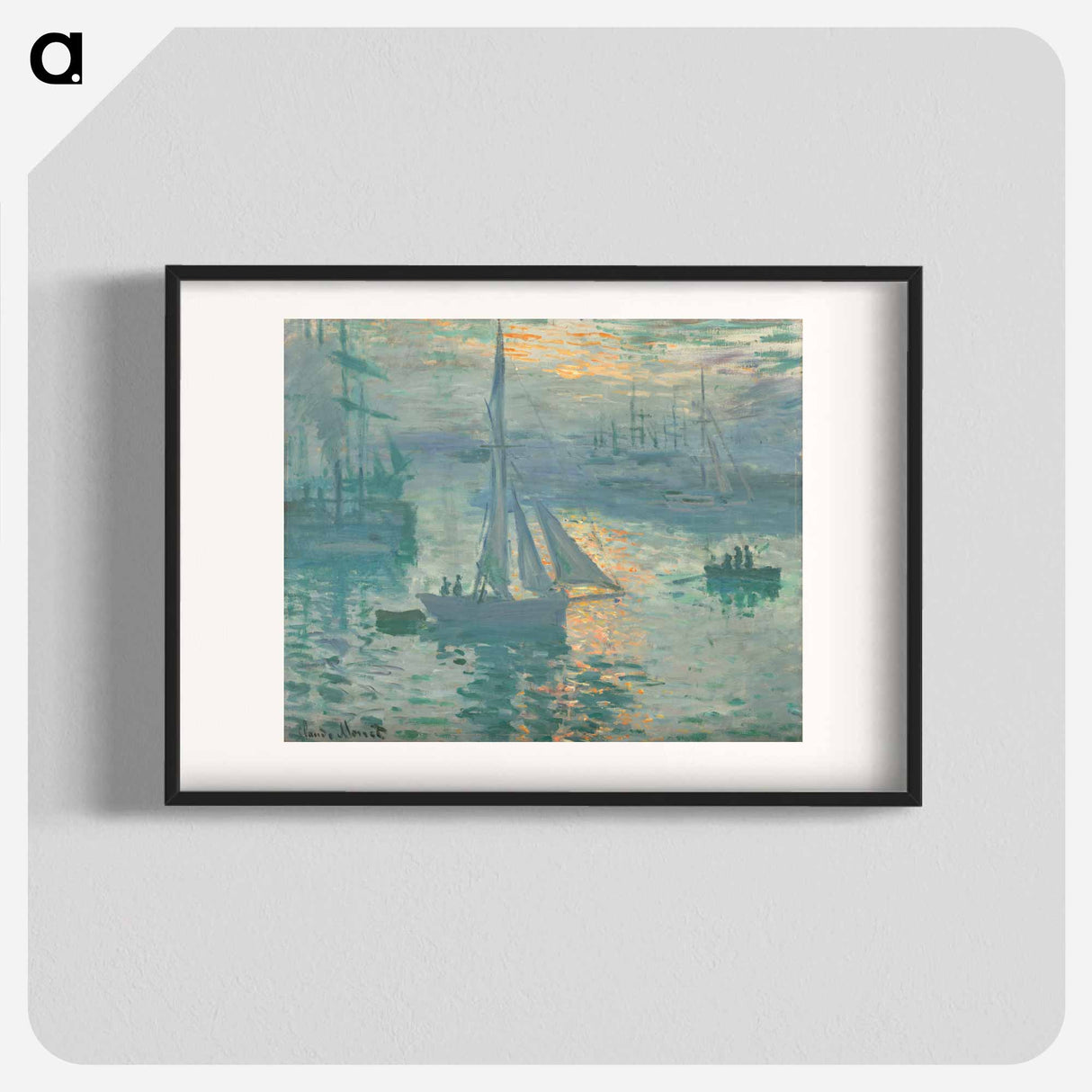 Sunrise - Claude Monet Poster.