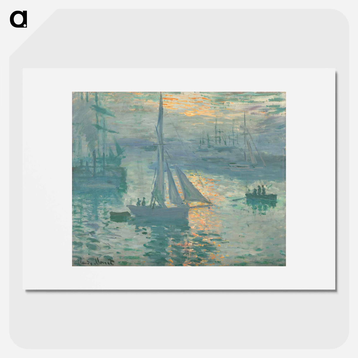 Sunrise - Claude Monet Poster.