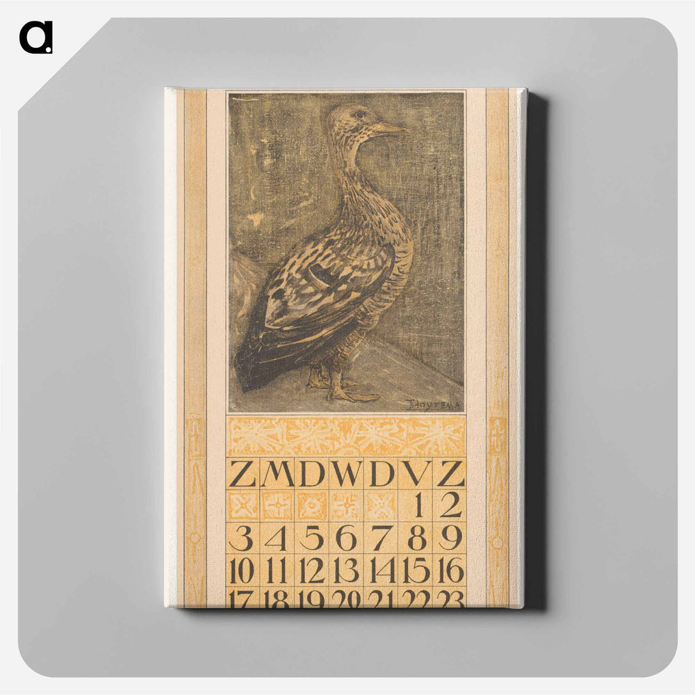 Calendar January 2019 - Theo van Hoytema Canvas.