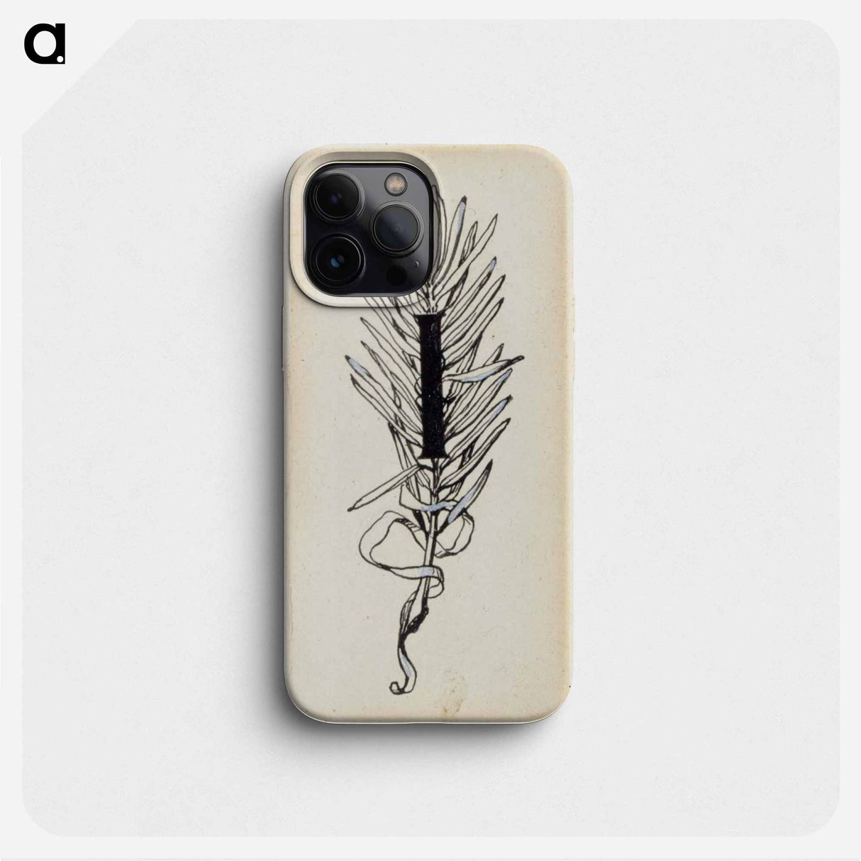 Initial i for poem number fifteen stolt - アルバート エーデルフェルト Phone Case.
