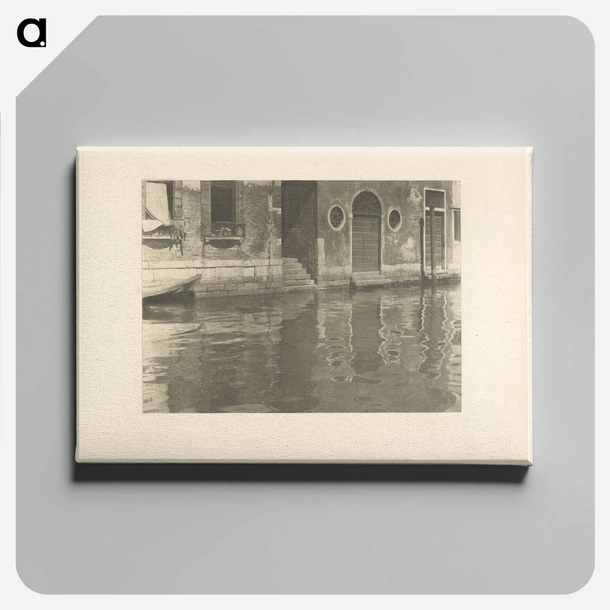 Reflections - Venice - アルフレッド スティーグリッツ Canvas.