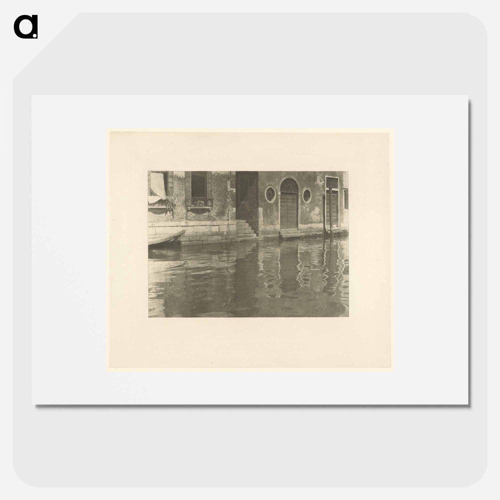Reflections - Venice - アルフレッド スティーグリッツ Poster.