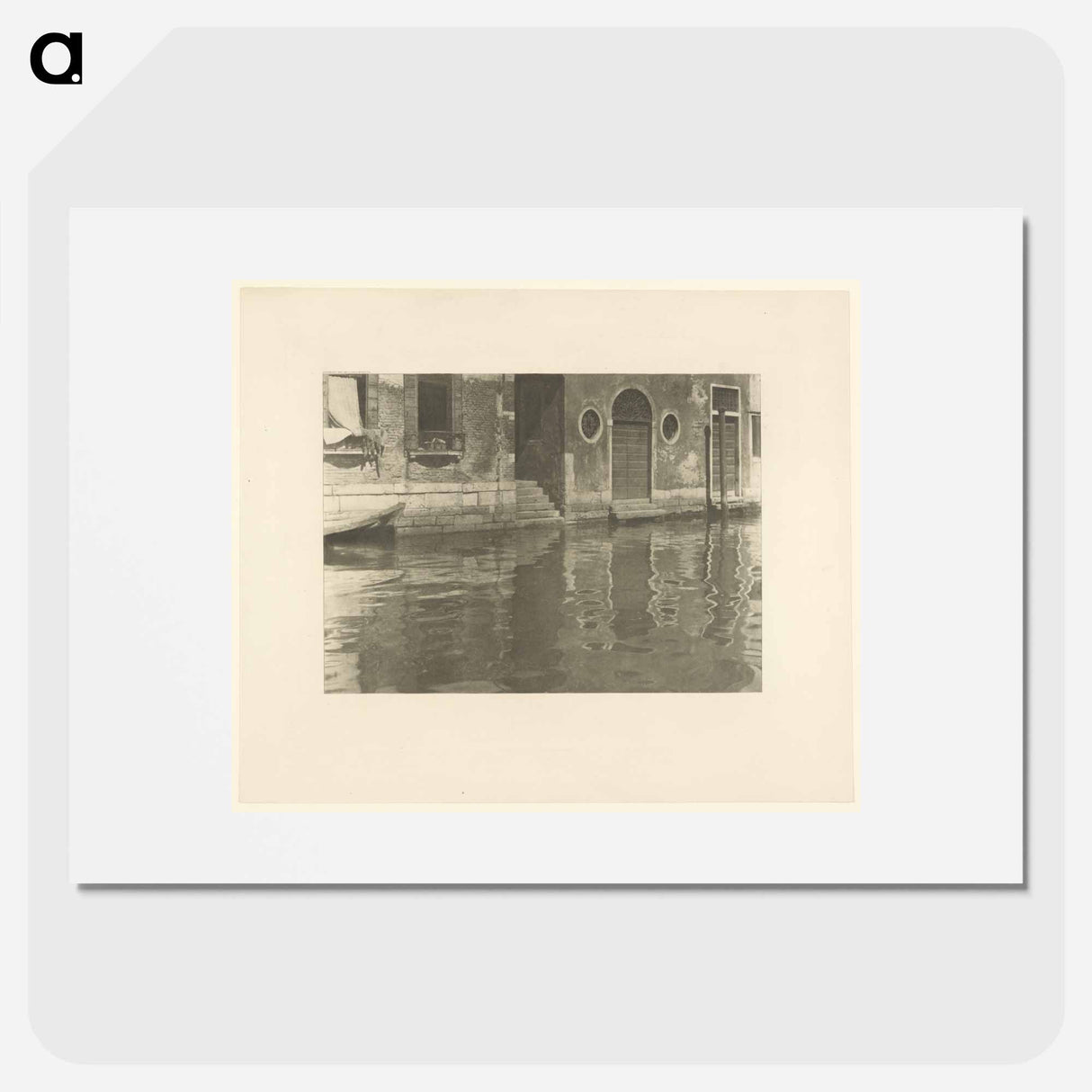 Reflections - Venice - アルフレッド スティーグリッツ Poster.