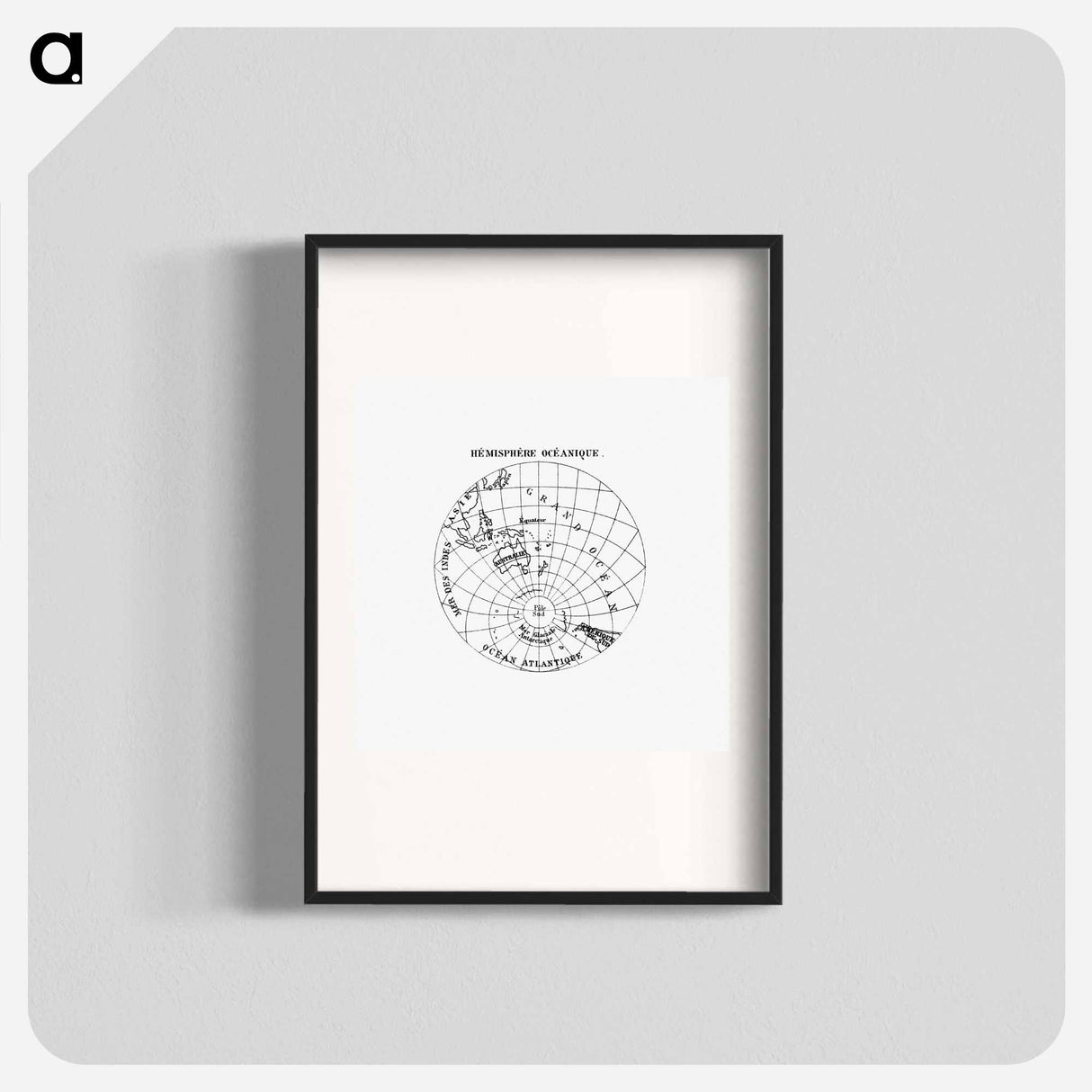 World atlas from Voyeur's Checklist - アンティーク地図 Poster.