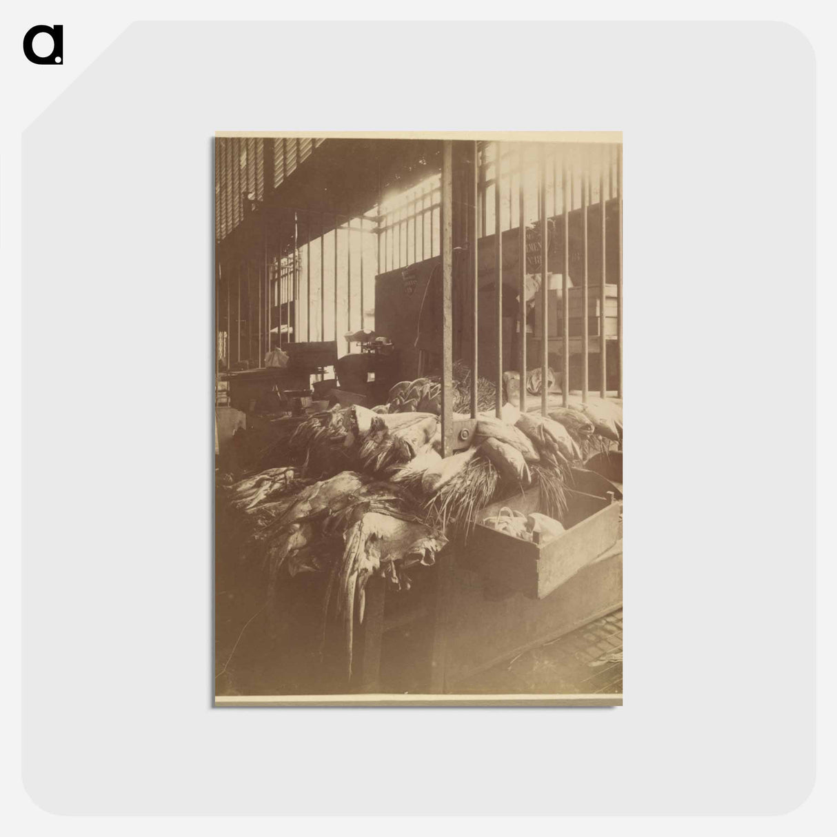 アートポストカード-Les Halles
- ウジェーヌ アジェ Postcard.
