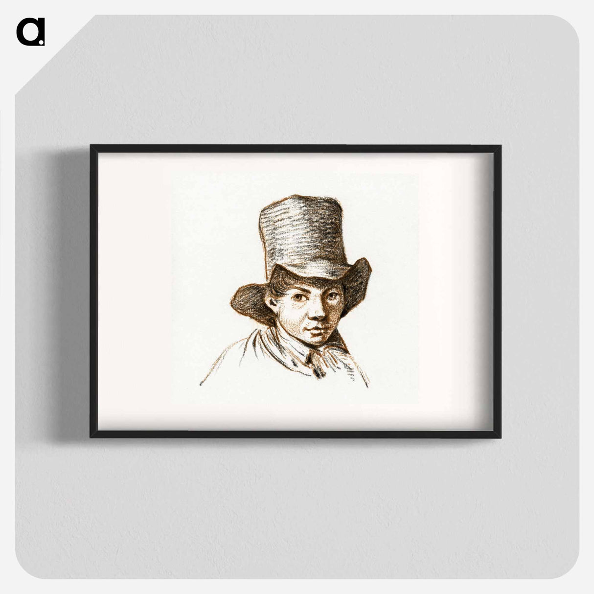 Portrait of a boy - Jean Bernard Poster.