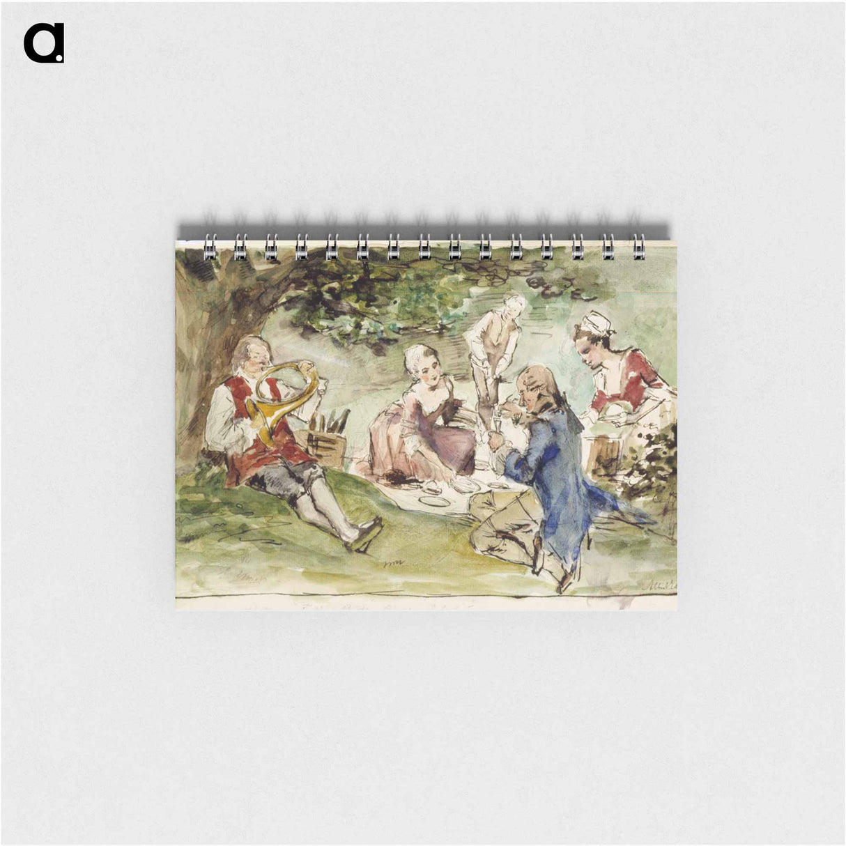 Huvila lähteen vierellä, harjoitelma - アルバート エーデルフェルト Memo.