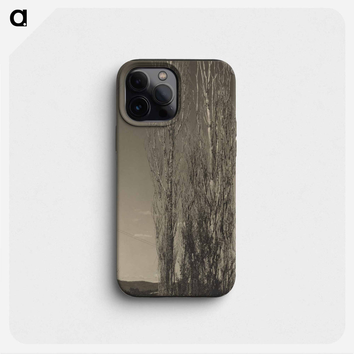Dying Poplars, Lake George - アルフレッド スティーグリッツ Phone Case.