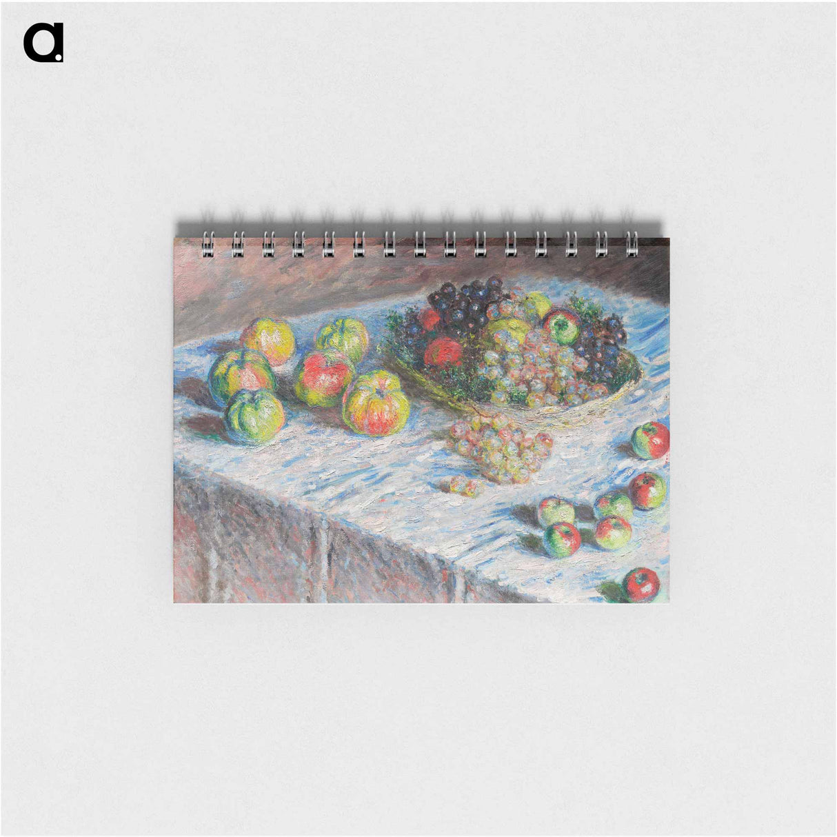 アートメモ帳-Apples and Grapes - クロード モネ Memo.