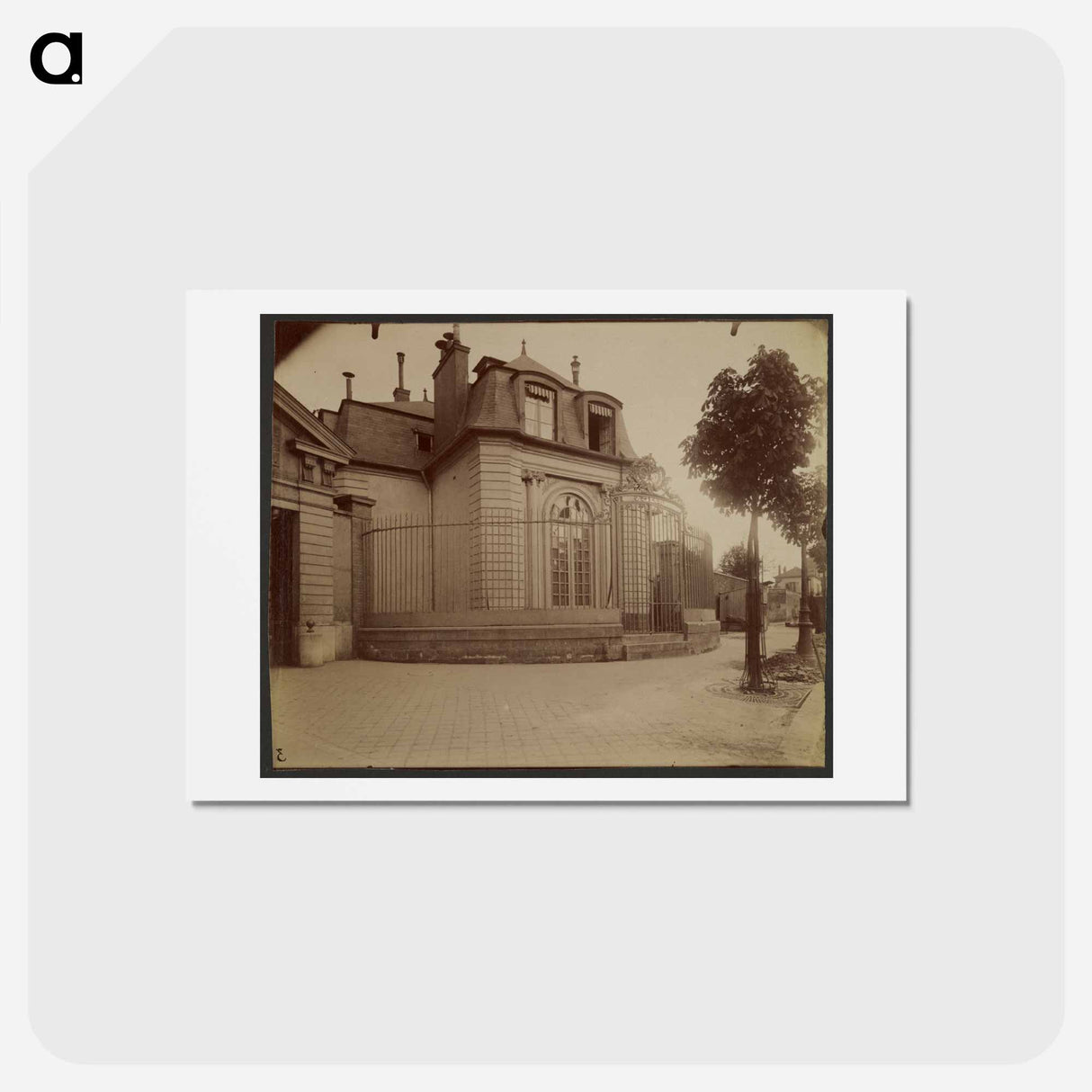 アートポストカード-Hospice Debrousse, Ancien Parc de Philippe Egalité - Rue de Bagnolet, 148 (Charonne)
- ウジェーヌ アジェ Postcard.