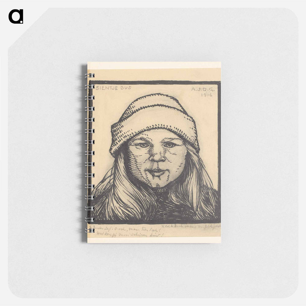 Portret van Sientje Bus - ユリー デ フラーハ Memo.