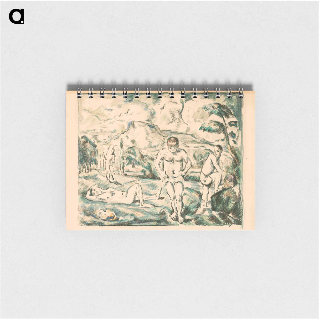 Large Bathers - ポール セザンヌ Memo.