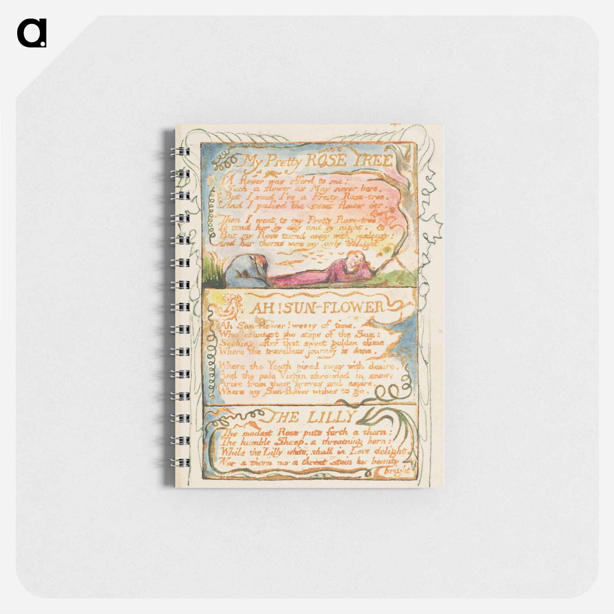 Songs of Innocence and of Experience: My Pretty Rose Tree, Ah! Sun-Flower, The Lily - ウィリアム ブレイク Memo.