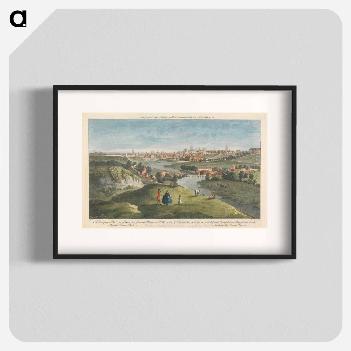 アートポスター-A Prospect of the City of Dublin, from the Magazine Hill, in his Majesty's Phoenix Park
- イェール大学アートギャラリー Poster.