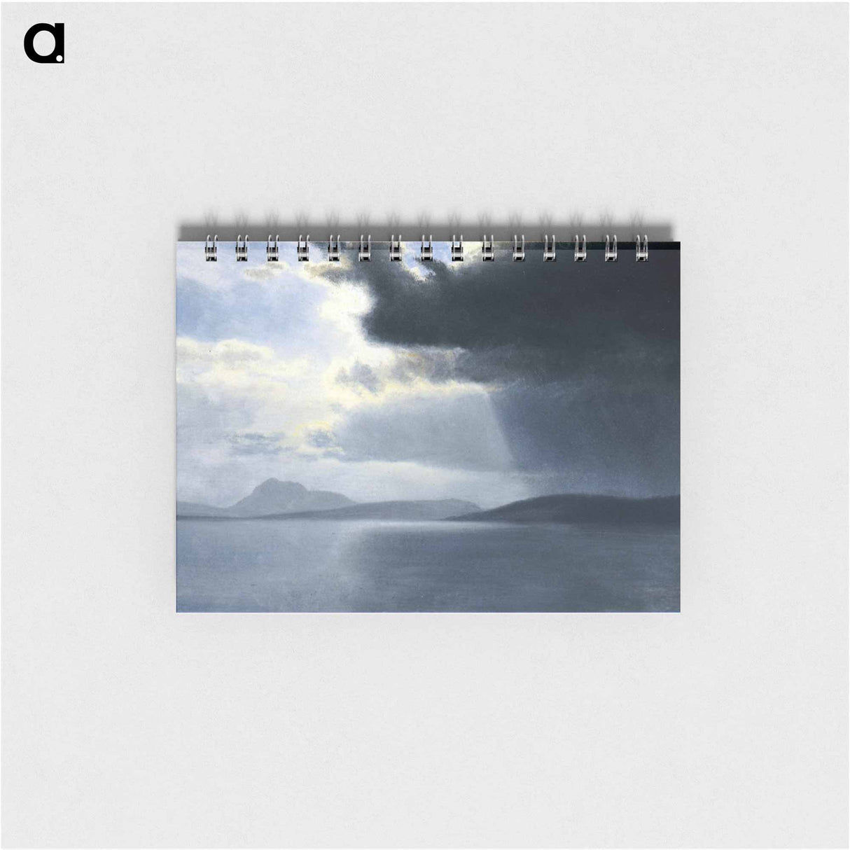 アートメモ帳-Approaching Thunderstorm on the Hudson River - アルバート ビアスタット Memo.