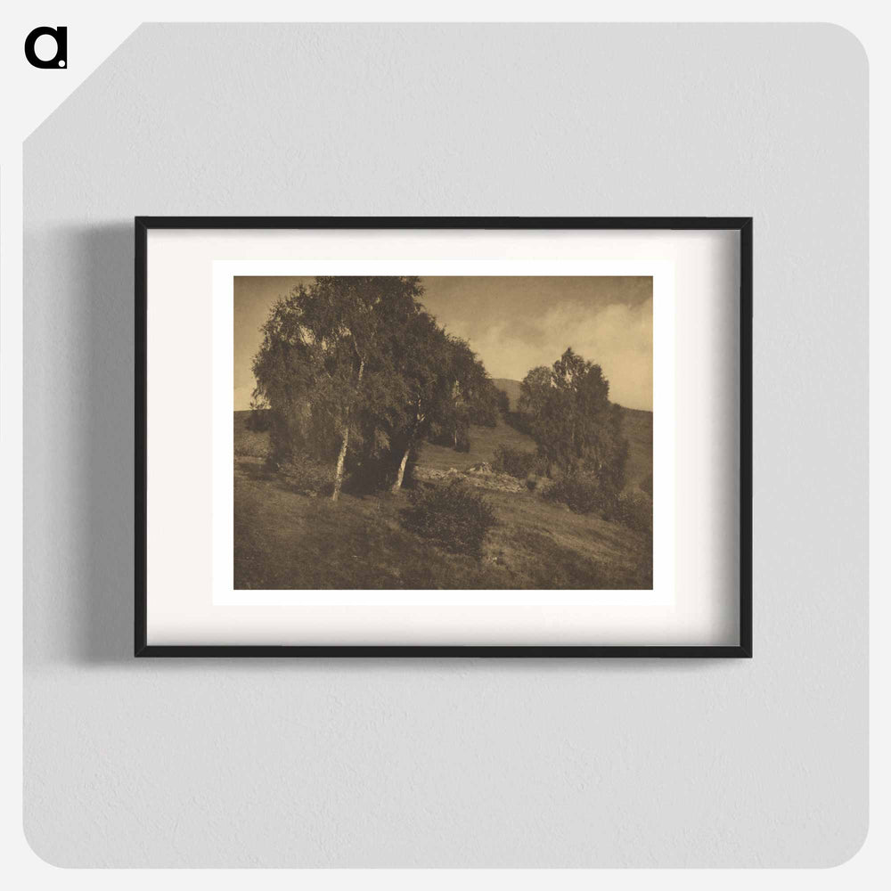 Landscape, The Tyrol - アルフレッド スティーグリッツ Poster.