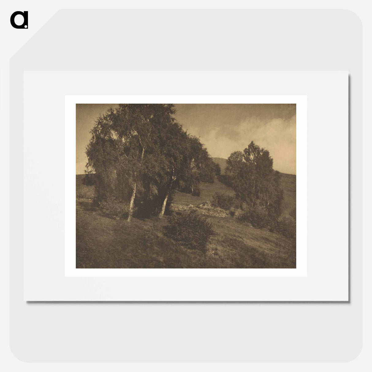 Landscape, The Tyrol - アルフレッド スティーグリッツ Poster.