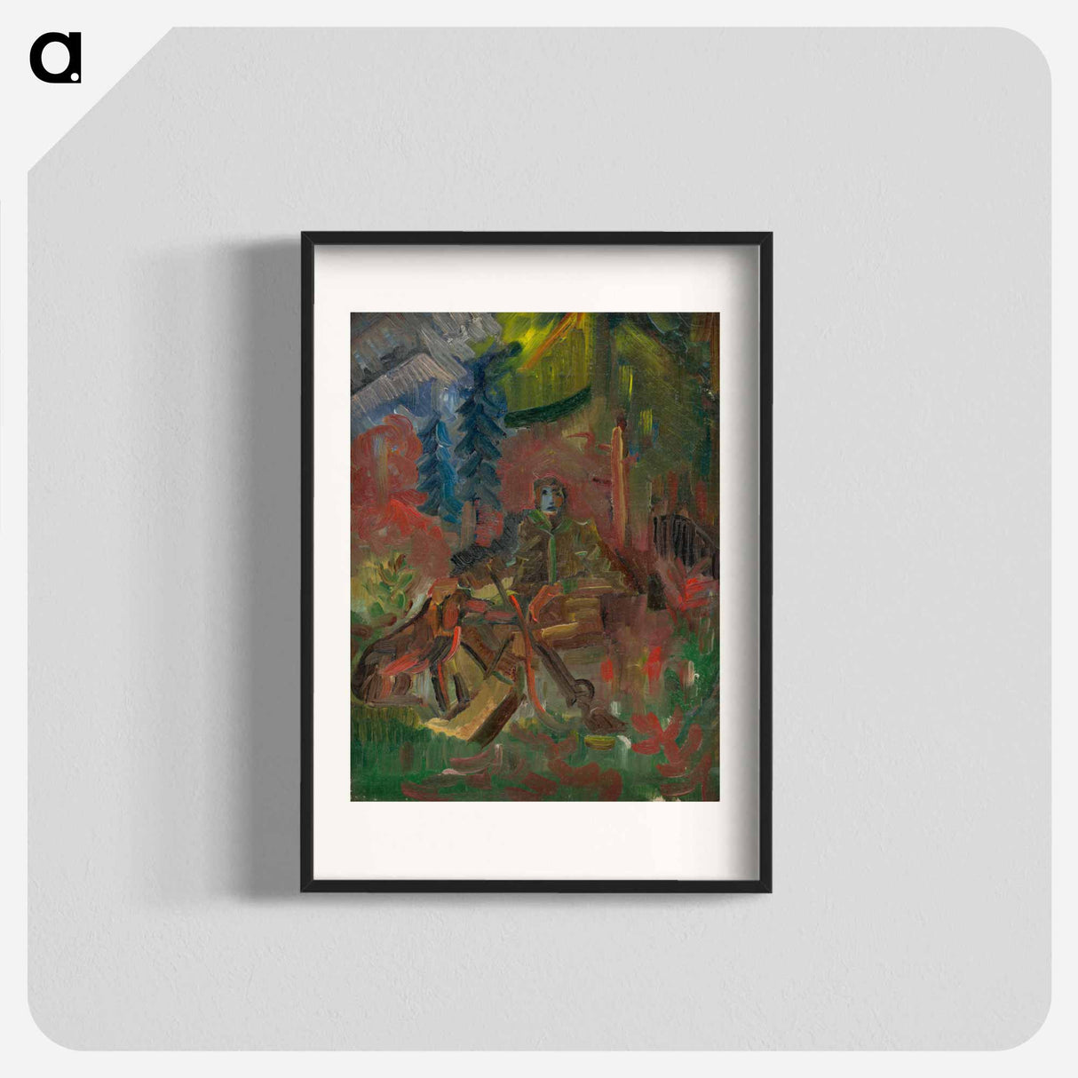 Resting huntsman - アーノルド ピーター ワイズ クビンチャン Poster.