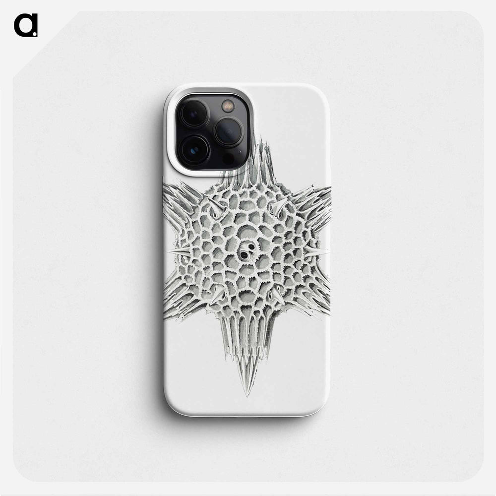 Vintage marine life illustration on white background - エルンスト ヘッケル Phone Case.