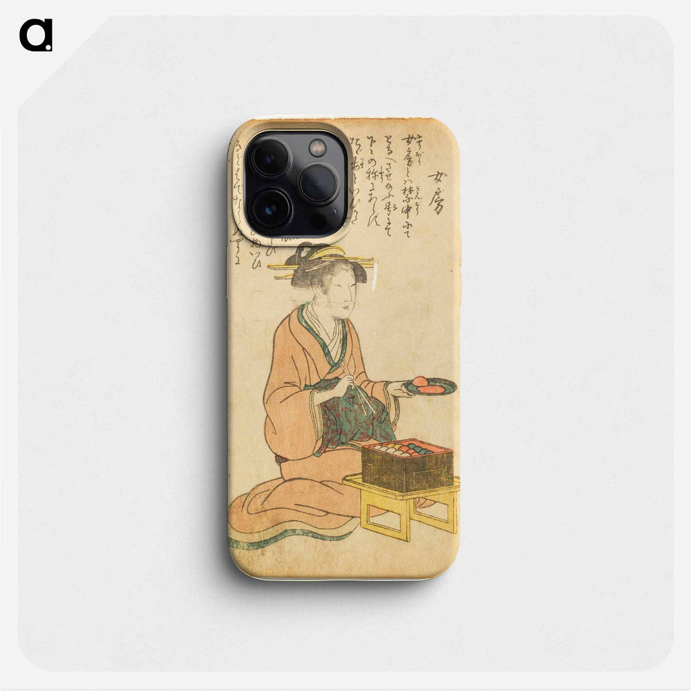 Housewife - 喜多川 歌麿 Phone Case.