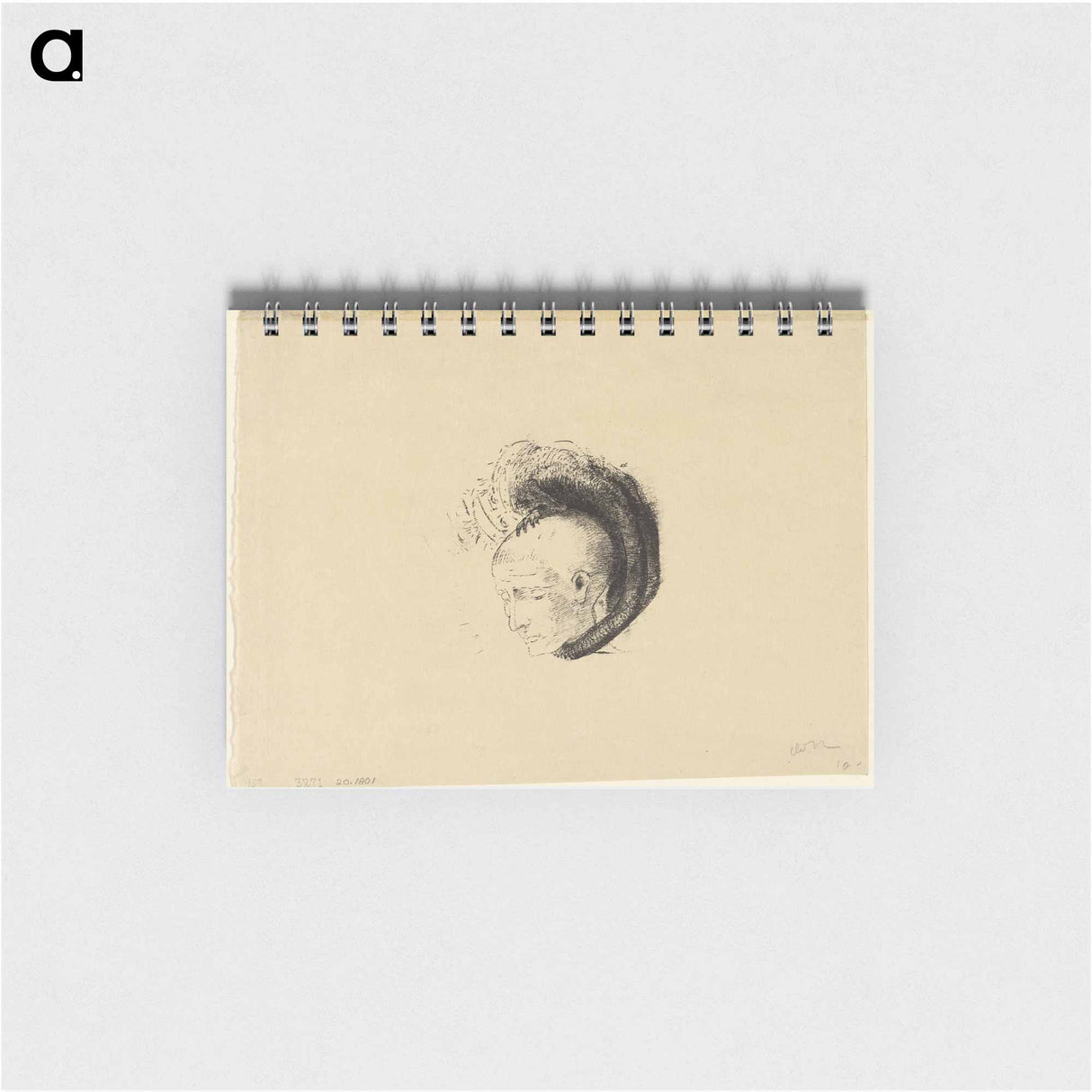 Frontispiece for Le mouvement idéaliste en peinture - オディロン ルドン Memo.