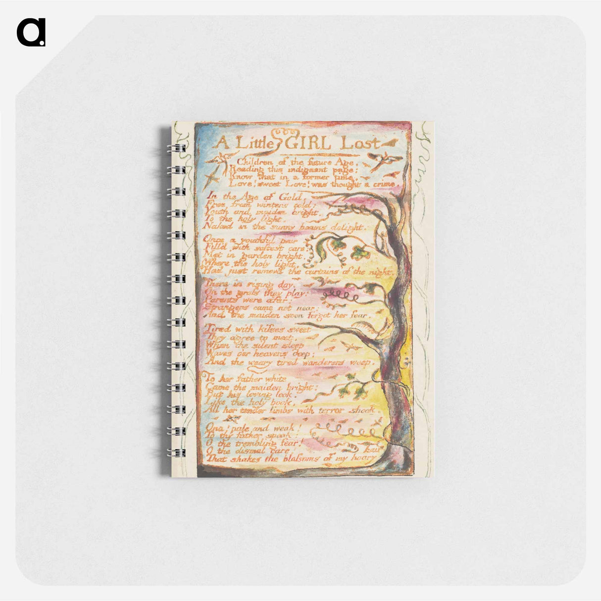 Songs of Innocence and of Experience: A Little Girl Lost - ウィリアム ブレイク Memo.