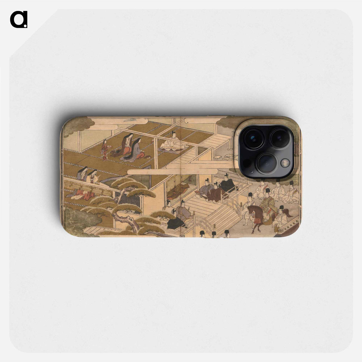 Picture Book with Playful Poems for the Young God Ebisu - 喜多川 歌麿 Phone Case.