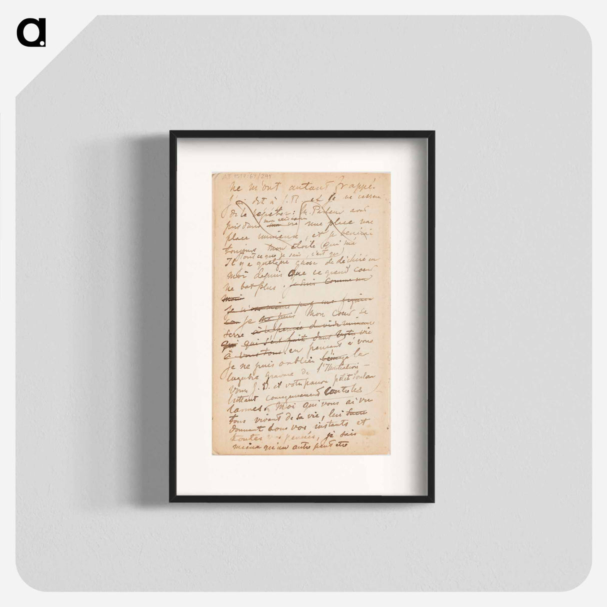 (unknown) part of a sketchbook - アルバート エーデルフェルト Poster.